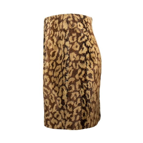 Vintage 90’s Leopard | Cheetah Print Faux Fur Mini - Picture 2 of 4